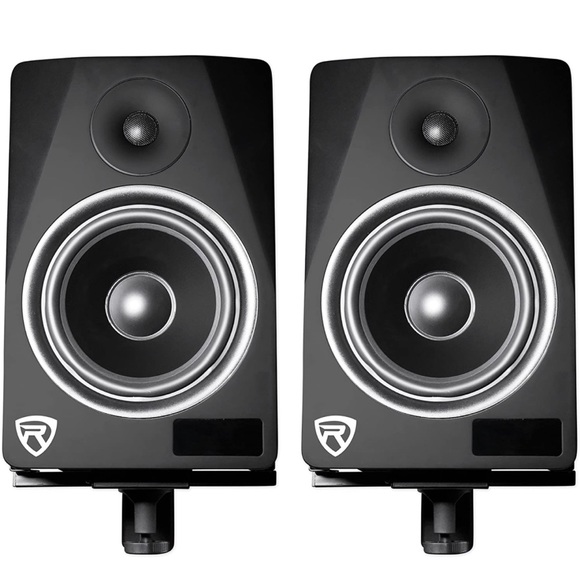 Rockville RHSB8 – Staffe A Parete Girevoli Per Diffusori Home Theater – Coppia – Supporto Fino A 18 Kg, Regolabili In Larghezza (14-30,5 Cm) - 5